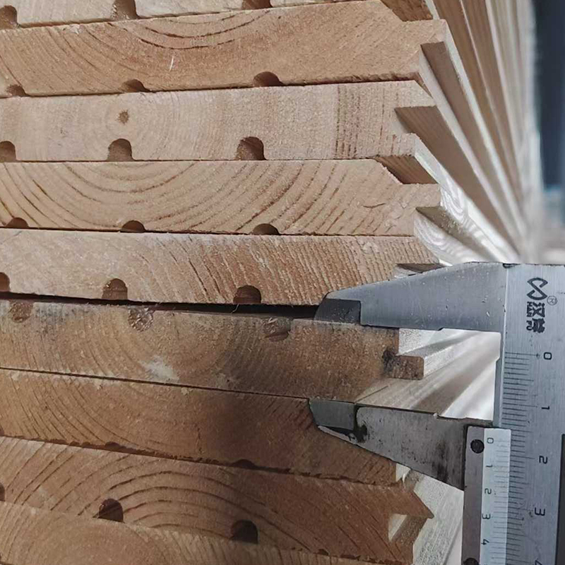 روکش دیوار چوبی خارجی صنوبر